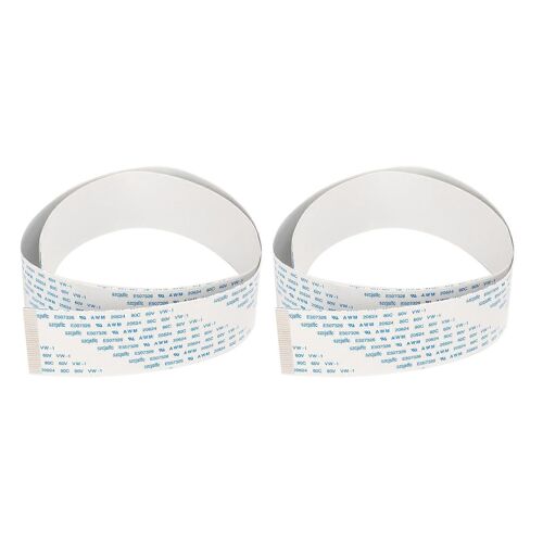 2 Pcs Imprimante Flexible Câble Plat Transmission Rapide Haute Douceur FFC Flexible Ruban Câble pour XP600 120cm/47in