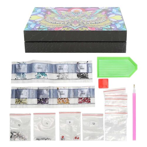 Peinture Au Diamant Boîte À Bijoux 5d Bricolage Bureau Rangement Conteneur Kits De Broderie Décoration Intérieure