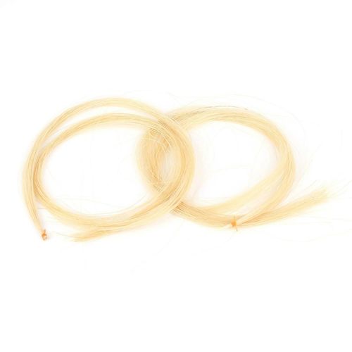2pcs Violon Arc Cheveux Blanc De Cheval De Cheval Naturel Prêle Pour Instruments De Musique Accessoires