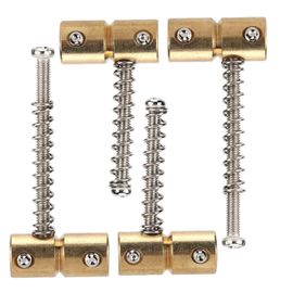 4pcs Selle À Cordes De Basse 4 - Corde Brass Bridge Set Kit Accessoire Remplacement Pour Electrique