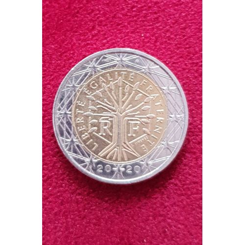 Pièce 2 Euros / Rf 2020 / Arbre De Vie / Fauté