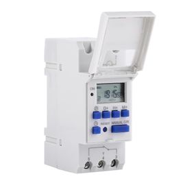 Relais électronique programmable hebdomadaire à écran LCD,16 marches/8 arrêts,minuterie (12 V CA/CC)