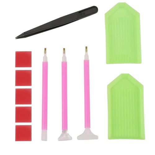 Stylo À Broder Bricolage Diamant Peinture Au Point De Croix Outils Accessoires Kit (#1)
