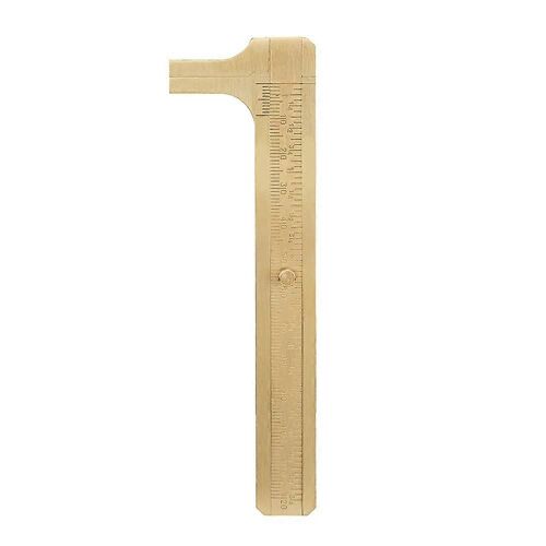 Double Échelle Vernier Caliper Brass Jewelry Maker Mesure Règle Authentifier Caliper120mm