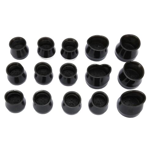 15PCS Chaise Jambe Protecteurs De Sol Épaissi Silicone Chaise Jambe Couvre Feutre Fond Chaise Jambe Caps