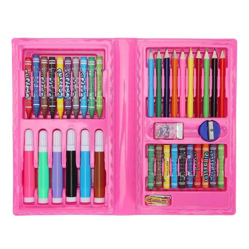 Enfants Marqueur Crayon À L'huile Pastel Kid Crayon De Couleur Gomme Crayon Crayon Taille-Crayon Kit De Dessin