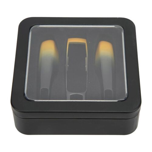 3 Pièces Smart Remote Key Fob Coque Housse De Protection Remplacement Pour Cayenne 2011 ?2017 Jaune Noir