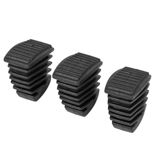 3 Pcs Tambour Pieds En Caoutchouc Basse Caisse Claire Matériel Sièges Cymbale Support Support Rack Pads Jambes Pièces De Percussion De Remplacement Noir Wc11