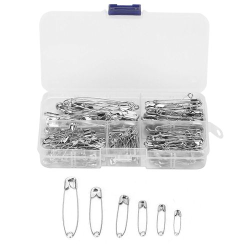 Épingles À Nourrice Petites Épingles À Linge Durables En Acier Inoxydable Minuscules Avec 6 Tailles Différentes Pour Les Vêtements Artisanat Couture Épinglage