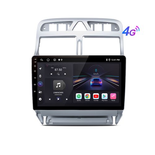 Carplay 6+128G pour peugeot 307G 2002-2013 Android13 Junsun autoradio GPS Navi BT WIFI RDS dab+ SWC 8core 4GSIM
