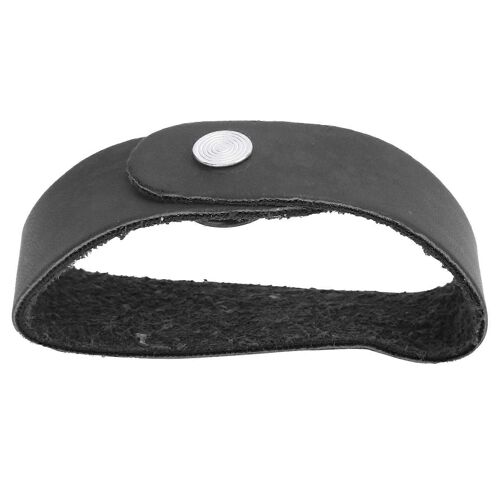 Sangle De Cou De Guitare En Cuir Microfibre Bouton Guitare Électrique Sangle De Cou Basse Crochet De Cravateblack