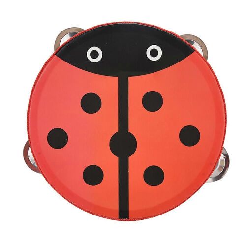 Tambourin À Main En Bois De 15 Cm,Instrument De Percussion Musical,Jouet,Cadeau (1#)