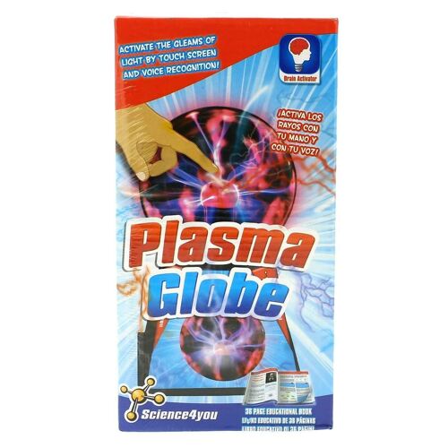 Science4you-Science4you-Plasma Globe-Jouet Éducatif Et Scientifique Lampe Magique Avec Capteur Tactile Léger Cadeau Électrique Pour Garçons Et Filles 14 Ans 80001000 Multicolor