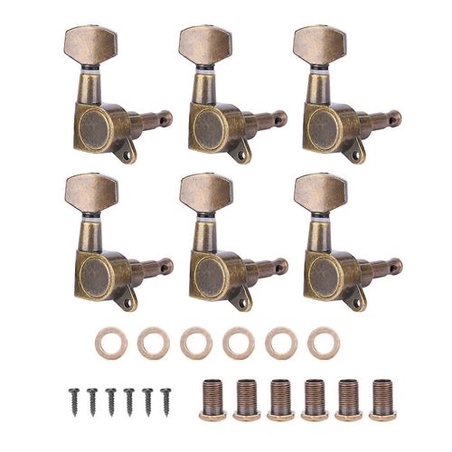 Tuning Pegs Tuners Mécaniques Mécaniques Pour Guitare Electrique Acoustique (6r)