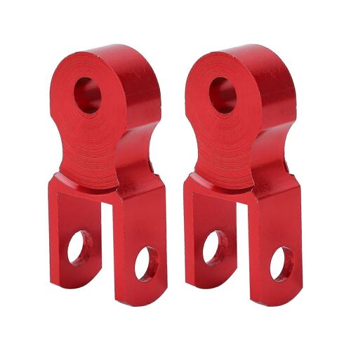 Lot De 2 Rehausseurs D'amortisseur Arrière En Alliage D'aluminium,Trou De Montage M10 Pour Moto,Rouge