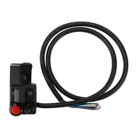 Interrupteur De Guidon Gauche De Moto 22 Mm 7/8 Pouces 3 En 1,Klaxon,Clignotant,Feux De Route Et De Croisement,Bouton-Poussoir