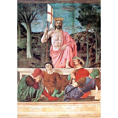 Piero Della Francesca Lot 4 Cartes Postales Tableaux Peinture