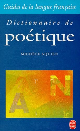 Dictionnaire De Poétique