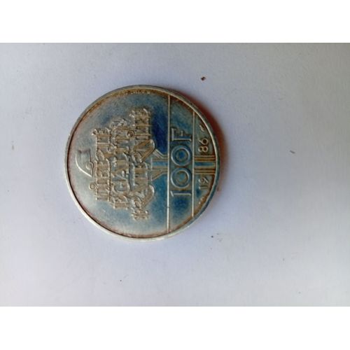 Vends Pièce De Monnaie En Argent 100 Francs 1886 1986