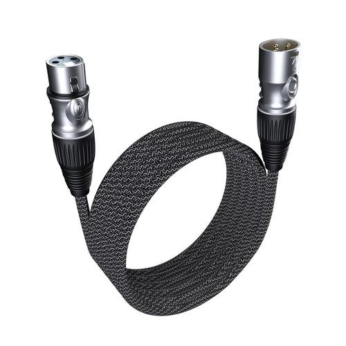 Câble XLR Câble Microphone XLR Mâle vers Femelle-Compatible avec Microphones,Mixeurs,Table de Mixage,Hautparleurs,Amplificateurs,Enregistrement de Musique,Consoles (1M)