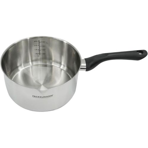 Kalanka-681850 Casserole 20 Cm En Inox, Casserole De Cuisine, Casserole Tous Feux, Casserole Induction, Casserole Sans Pfas, Acier Inoxydable 18-8, Gris, 20 X 10 Cm