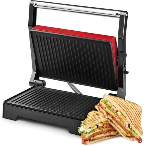 Pr1000 Fuji Grill Viande Et Croque Monsieur Multifonction, 1000W, Plaques Antiadhésives, Ouverture À 180º, Sans Bpa, Poingée À Froid