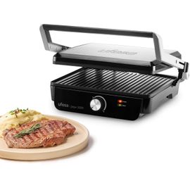 Grill Électrique Jaya 2000W ¿ Sandwich Maker,Plancha De Cuisine Électrique Et Grill,Ouverture 180º,Température Réglable,Plaque Supérieure Ajustable En Hauteur,Plaques Antiadhésives