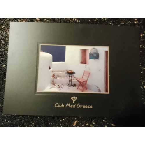 Carte Postale Noire/Colorée Publicitaire "Club Med Greece"Années 2000.
