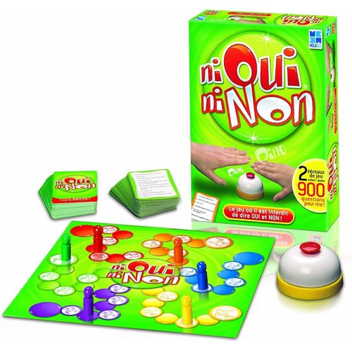 Hamiltion-Mégableu-Ni Oui Ni Non-Grand Classique-Jeu De Société Délirant-Plus De 900 Questions Sur Des Cartes-A Jouer En Famille Ou Entre Amis-De 2 À 6 Joueurs-A Partir De 7 Ans