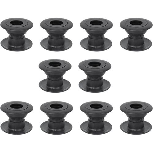 ASFASFq-Rroulement Baby Foot, 10 Paires de Roulement en Plastique Robuste de 15,8mm de Table de D'arbres de Planche de Football pour Jeu de Baby-Foot