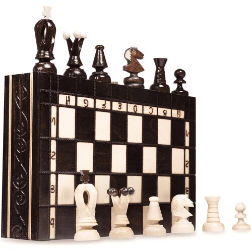 Echiquier Bois Haute Qualité 31x31 Cm-Jeu D Echecs En Bois Pliable-Échiquier Et Figurines Faits À La Main-Jeu D Échecs En Bois-Pièces D'échecs En Bois Pour Enfants Et Adultes