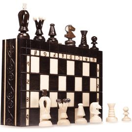 Echiquier Bois Haute Qualité 31x31 Cm-Jeu D Echecs En Bois Pliable-Échiquier Et Figurines Faits À La Main-Jeu D Échecs En Bois-Pièces D'échecs En Bois Pour Enfants Et Adultes