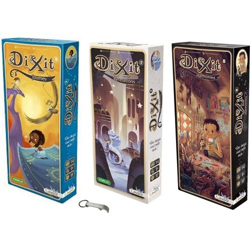 Asfasfq-Lot 3 Extensions Dixit Journey + Revelations + Harmonies + 1 Decap Blumie
