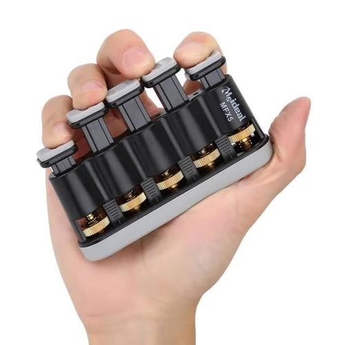 Entraîneur De Doigt Mfx5 Force Réglable Trainer Pour Tension De Force De Doigt Variable Pour Guitare Piano (Gris)