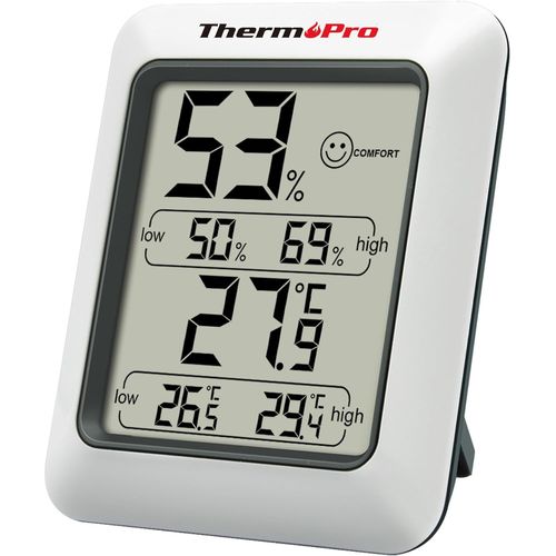TP50 Hygromètre Numérique Intérieur Thermomètre D'ambiance et Indicateur & Moniteur D'humidité et de Température