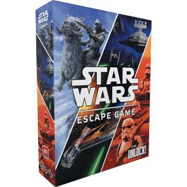 Asfasfq-Asmodee , Unlock! Star Wars The Escape Game , Board Game , Ages 10+ , 1-6 Players , 60 Minute Playing Time