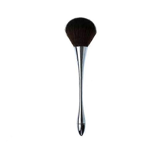 Pinceau De Maquillage 1 Pcs Plaqué Or Pinceau De Maquillage Poudre Pinceau Visage Outils De Maquillage - (Couleur De La Poignée : Argent) 