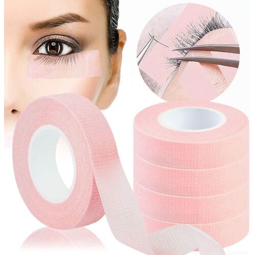 5 Rouleaux De Ruban Pour Cils Ruban De Tissu Microporeux Médical (0,5 Pouce)