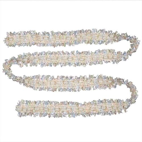 2 Verges De Long Bord De Dentelle Bricolage Décoration Accessoire Tissu Maison Textile Partie Décorative (Couleurs Claires)