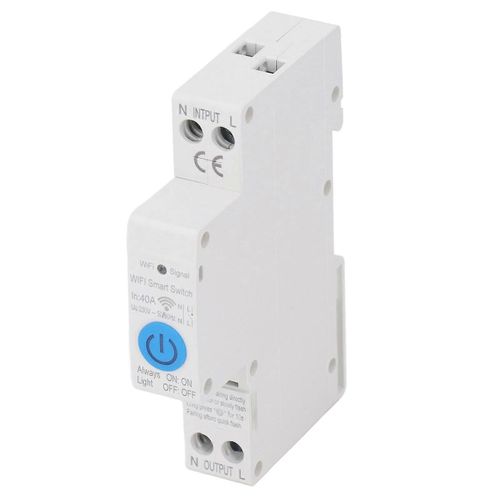 Minuterie Relais WiFi Télécommande Temporisation Commutateur Contrôleur 1P 40A AC 230V pour Appareils Ménagers