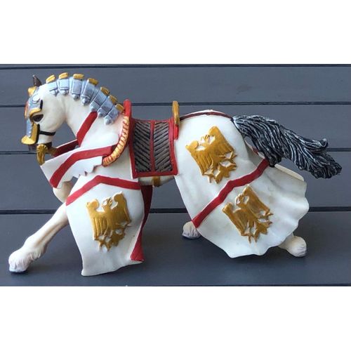 Figurine Cheval Plastoy, Chevalier, Moyen-Age, Château Fort