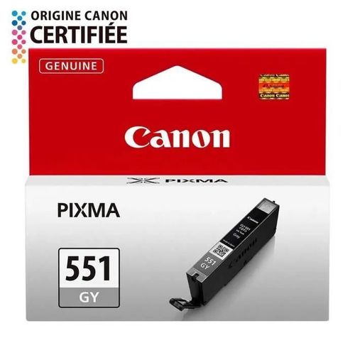 Canon CLI-551GY - Gris - originale - réservoir d'encre - pour PIXMA iP8750, iX6850, MG5655, MG6350, MG7150, MG7150 MONSTER UNIVERSITY Edition, MG7550