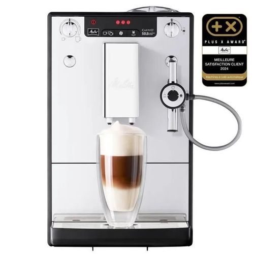 Melitta CAFFEO SOLO & Perfect Milk E957-305 DeLuxe - Machine à café automatique avec buse vapeur Cappuccino - 15 bar - anthracite