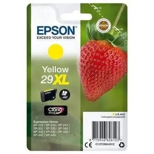 Epson 29XL - 6.4 ml - XL - jaune - original - blister - cartouche d'encre - pour Expression Home XP-245, 247, 255, 257, 332, 342, 345, 352, 355, 435, 442, 445, 452, 455