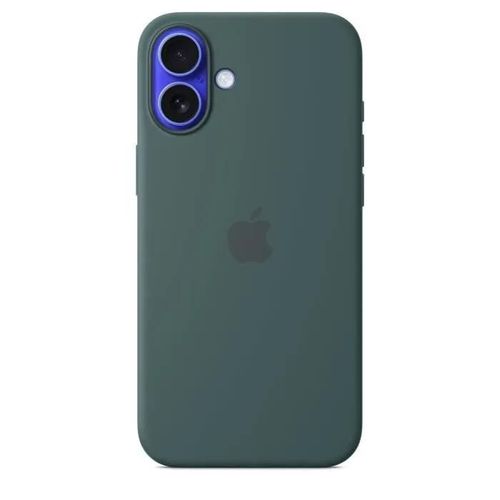 Apple - Coque De Protection Pour Téléphone Portable - Compatibilité Avec Magsafe - Silicone - Vert Lac - Pour Iphone 16 Plus