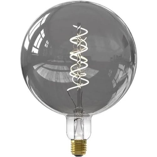 Calex Smart Xxl Kalmar - Led Ampoule Globe 5w E27 - Titanium Ø200mm