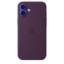 Apple - Coque de protection pour téléphone portable - compatibilité avec MagSafe - silicone - lie-de-vin - pour iPhone 16 Plus