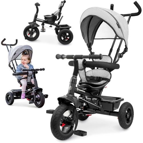 Ksfal-Tricycle Be¿Be¿ E¿Volutif 3-En-1-Tricycle Enfant 1-4 Ans Avec Guidon Parental,Sie¿Ge Pivotant 360°,Charge Max 20 Kg-Pour Filles Et Garc¿Ons