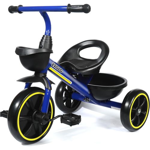 Ksfal-Tricycle Enfant Bébé Évolutif De 24 Mois À 5 Ans,Tricycle Pour Enfants De 2,5 À 5 Ans,Cadeau Tricycles Pour Tout-Petits Pour Les 2-4 Ans,Draisienne,Trike Bebe,Bleu