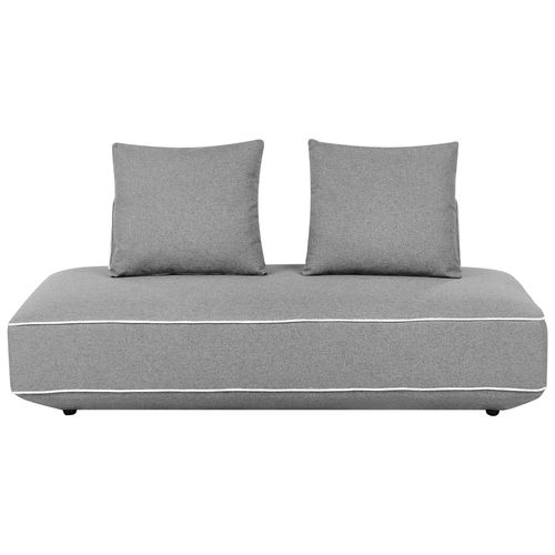 Chaise Longue Seillans Tissu Gris Foncé